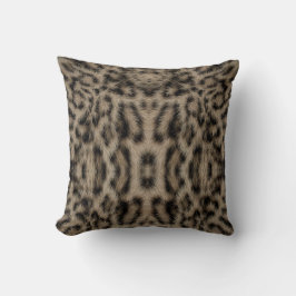 Almofada Padrão Exótico da Leopardo-da-Nevada Impressão Ani