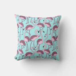 Almofada Padrão Flamingo