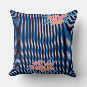 Almofada Padrão Flor e Stripes, Design japonês