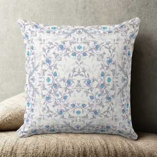 Almofada padrão floral antigo elegante e antigo