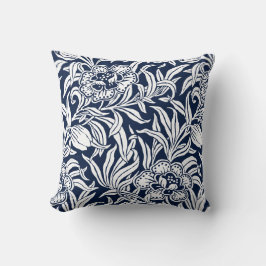 Almofada Padrão Floral Botânico Vintage Art Nouveau