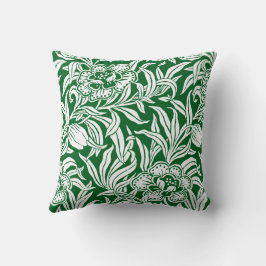 Almofada Padrão Floral Botânico Vintage Art Nouveau