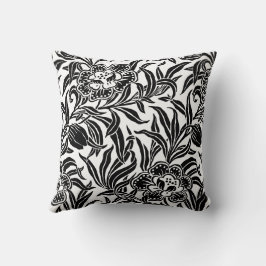 Almofada Padrão Floral Botânico Vintage Art Nouveau
