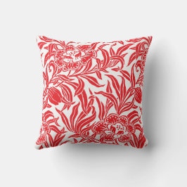 Almofada Padrão Floral Botânico Vintage Art Nouveau