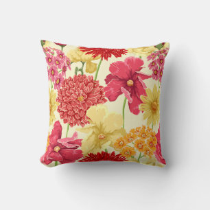 Almofada Padrão Floral Clássico