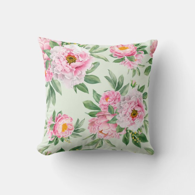 Almofada Padrão Floral Clássico (Frente)