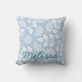 Almofada Padrão Floral Clássico - Escolha sua cor! -