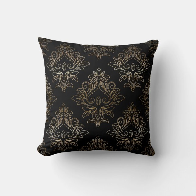 Almofada Padrão Floral Damasko (Frente)