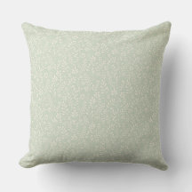 Padrão Floral de Aquarela Verde na moda Sage
