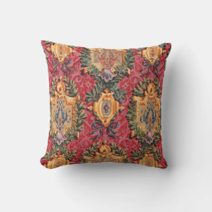 Almofada Padrão Floral Francês Decorativo Antiquado