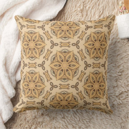 Almofada Padrão Floral Geométrico Nouveau