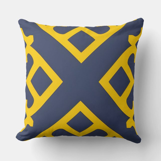 Almofada Padrão Geométrico de abstrato (Frente)