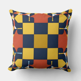 Almofada Padrão Geométrico de abstrato com Setas