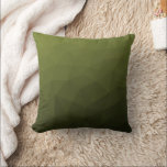 Almofada Padrão geométrico de malha verde-azeitona do exérc<br><div class="desc">Decoração do travesseiro decorativo de malha geométrica do gradiente de azeitona verde do exército. O padrão geométrico do gradiente verde do exército triangular. Matiz verde de azeitona para soldados, camo. Imita paisagens militares naturais, resistência, resistência, resiliência. Os tons de terra conectam-se à natureza, de terra. Simboliza o legado militar, a...</div>