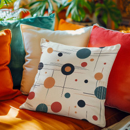 Almofada Padrão Geométrico do meio século
