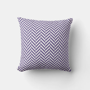 Almofada Padrão Geométrico Escocês Roxo