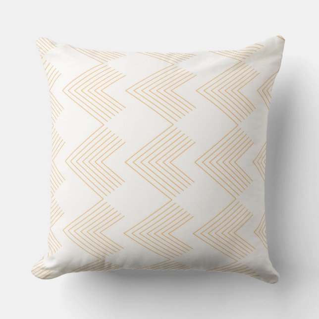 Almofada Padrão gráfico de forma simples e moderno de seta  (Frente)