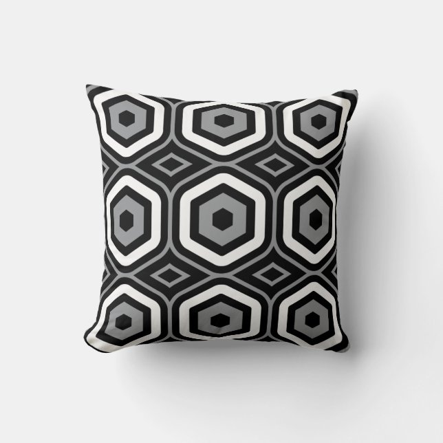 Almofada Padrão hexagonal (Frente)
