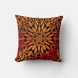 Almofada Padrão Laranja Brilho do Na moda do travesseiro ex