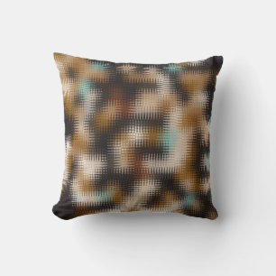 Almofada Padrão legal de ziguezague multicores