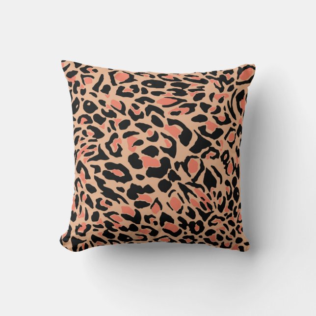 Almofada Padrão leopardo (Frente)