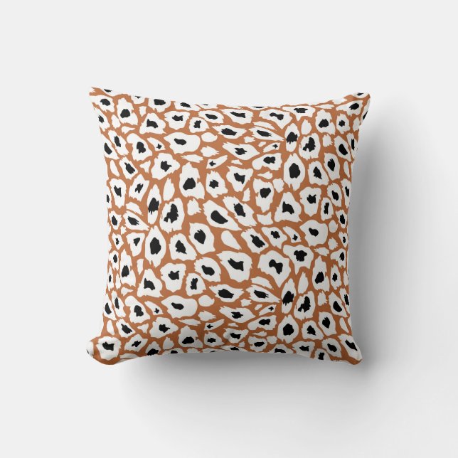 Almofada Padrão leopardo, design de impressão animal africa (Frente)