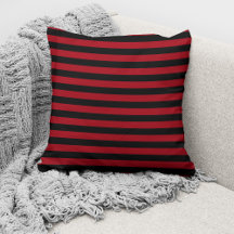 Padrão Listrado Elegante Vermelho e Preto