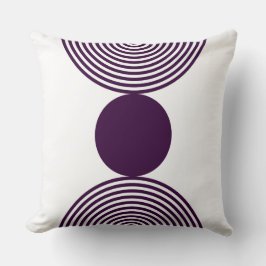 Almofada Padrão Miçanga Em Travesseiro decorativo Roxo E Br