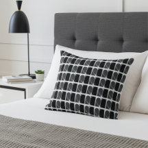 Padrão Moderno de Meias Corações Preto e Branco