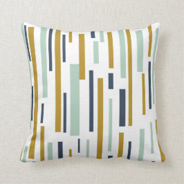 Almofada Padrão Moderno do Século de Médio de Linhas Interr