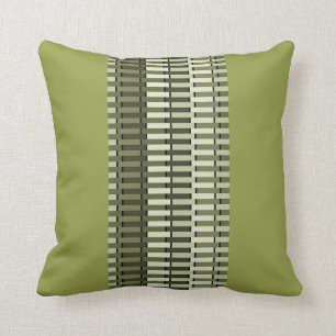 Almofada Padrão Na moda de Abstrato de Azeite Verde