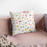 Almofada Padrão pastel moderno de terrazzo<br><div class="desc">Pastel terrazzo design moderno. Totalmente personalizável: você pode alterar as cores do padrão se quiser.</div>
