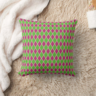 Almofada Padrão Pastel Preppy Golf Argyle