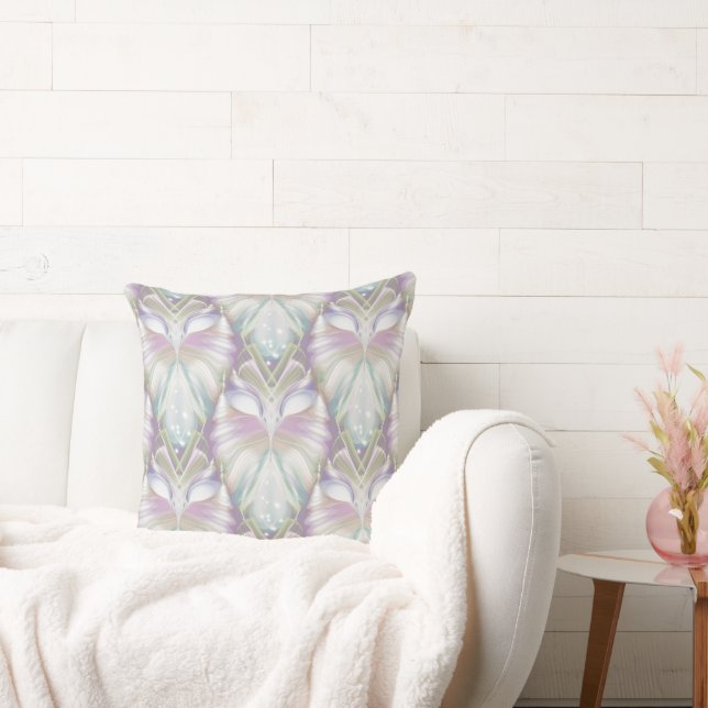 Almofada Padrão Pastel Purple Oracle Owl (Sofá)