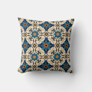 Almofada Padrão perfeito de vinheta. Ornamento étnico col