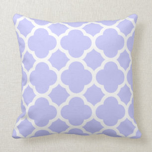 Almofada Padrão Quatrefoil de Vinca minor