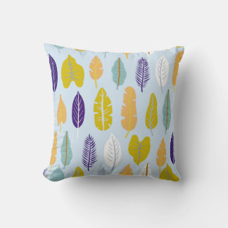 Almofada Padrão sem costura com floresta tropical silvestre