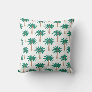 Almofada Padrão Tropical Palm Tree
