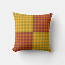 Padrão Xadrez Laranja Amarelo Verde
