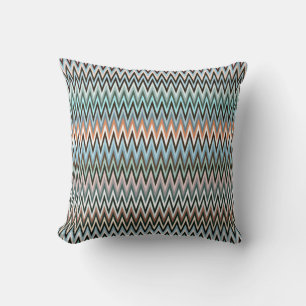 Almofada Padrão Zigzag Multicolor