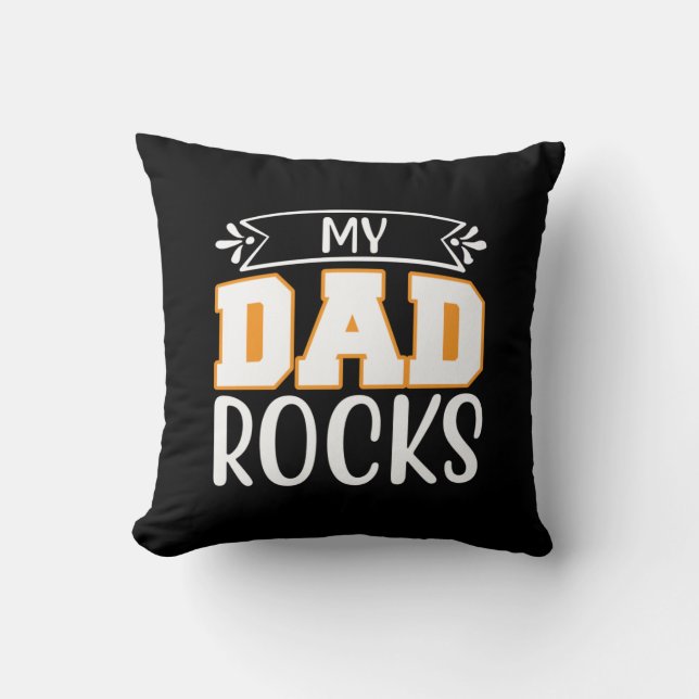 Almofada Padre Gift My Pai Rocks (Frente)