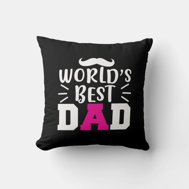 Almofada Padre Gift World é o melhor Pai (Frente)