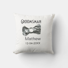 Almofada Padrinho de casamento adicionar nome data ano ano
