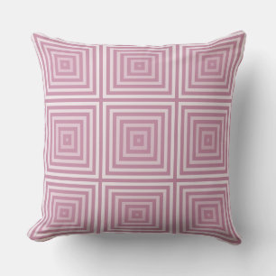 Almofada Padrões de Caixa Rosa - Travesseiro decorativo