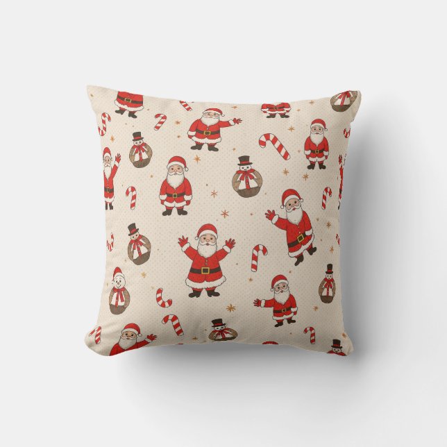 Almofada padrões de natal (Frente)