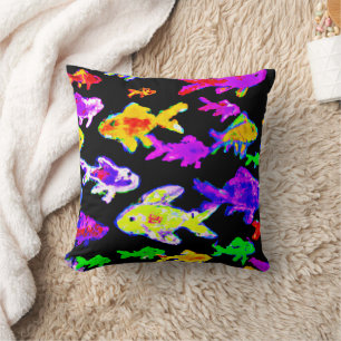Almofada Padrões de Peixes Coloridos pintando Comprar de Ar