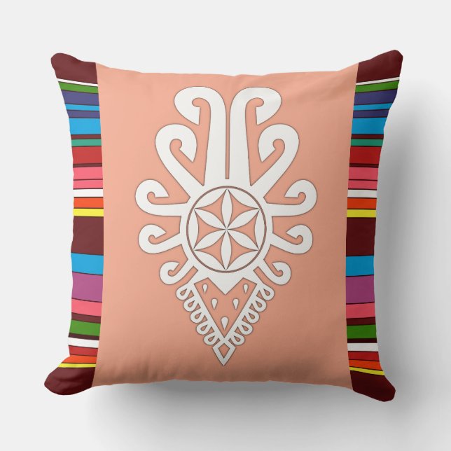 Almofada Padrões folhosos da Polônia - Parzenica (Frente)