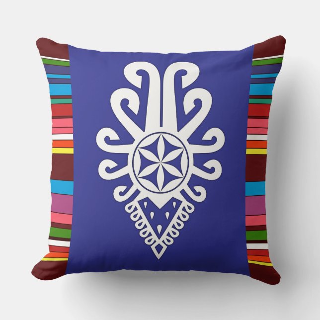 Almofada Padrões folhosos da Polônia - Parzenica (Frente)