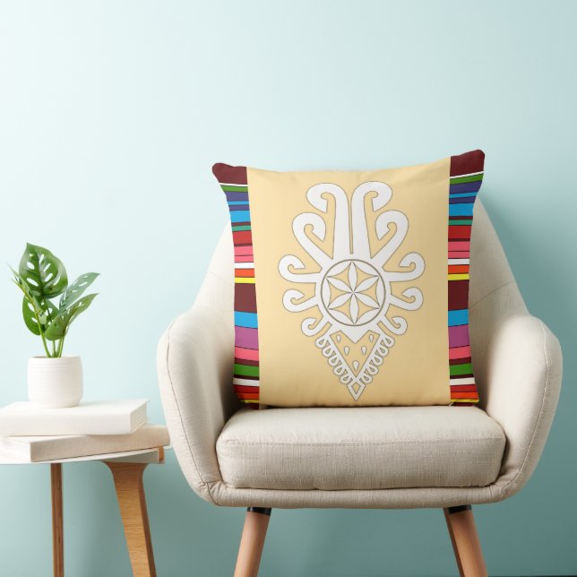 Almofada Padrões folhosos da Polônia - Parzenica (Cadeira)