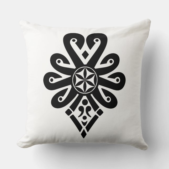 Almofada Padrões folhosos da Polônia - Parzenica (Frente)